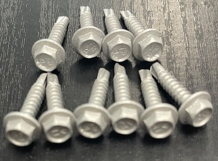 Galvanized Self Drilling Screw. Hexagon Washer Head Class 4: 8-18 X 20 mm (1000pcs)