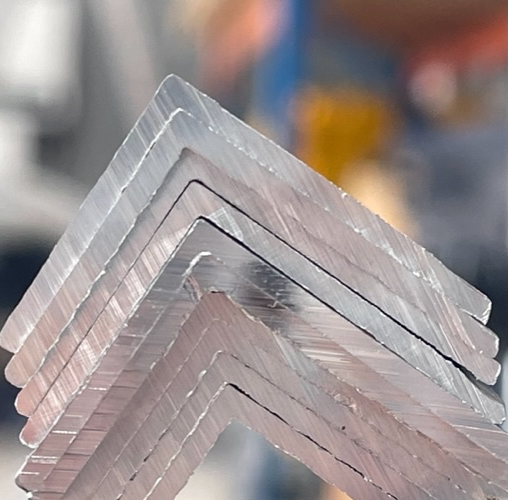 Bulk Aluminium Angles ready for industrial supply and construction use