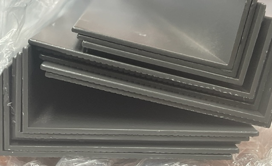 Bulk of Black Aluminium Angle for architectural and structural applications