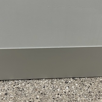 Aluminium Skirting (100 mm × 1.6mm × 3.6M)  long
