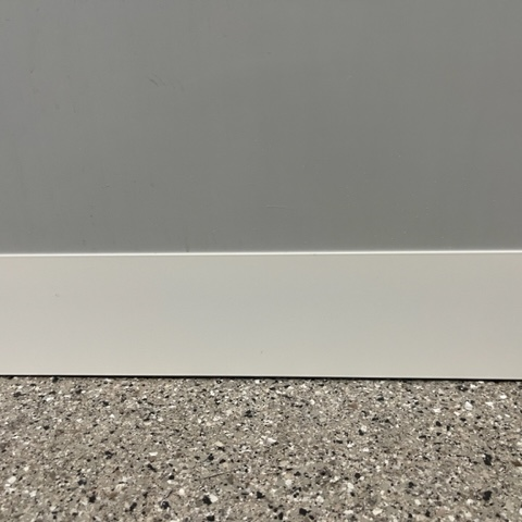 Aluminium Skirting (100 mm × 1.6mm × 3.6M)  long