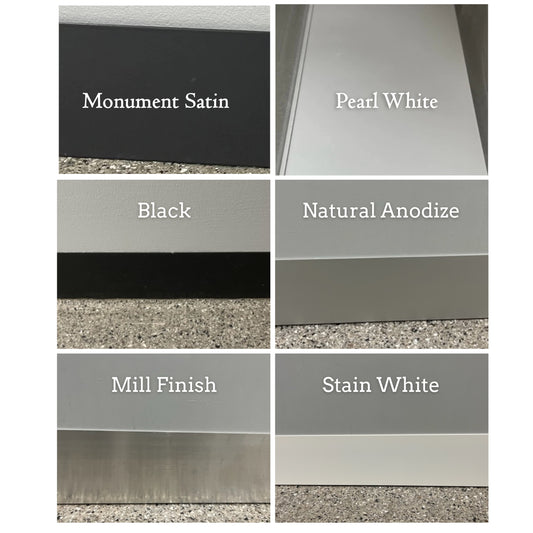 Aluminium Skirting (100 mm × 1.6mm × 3.6M)  long