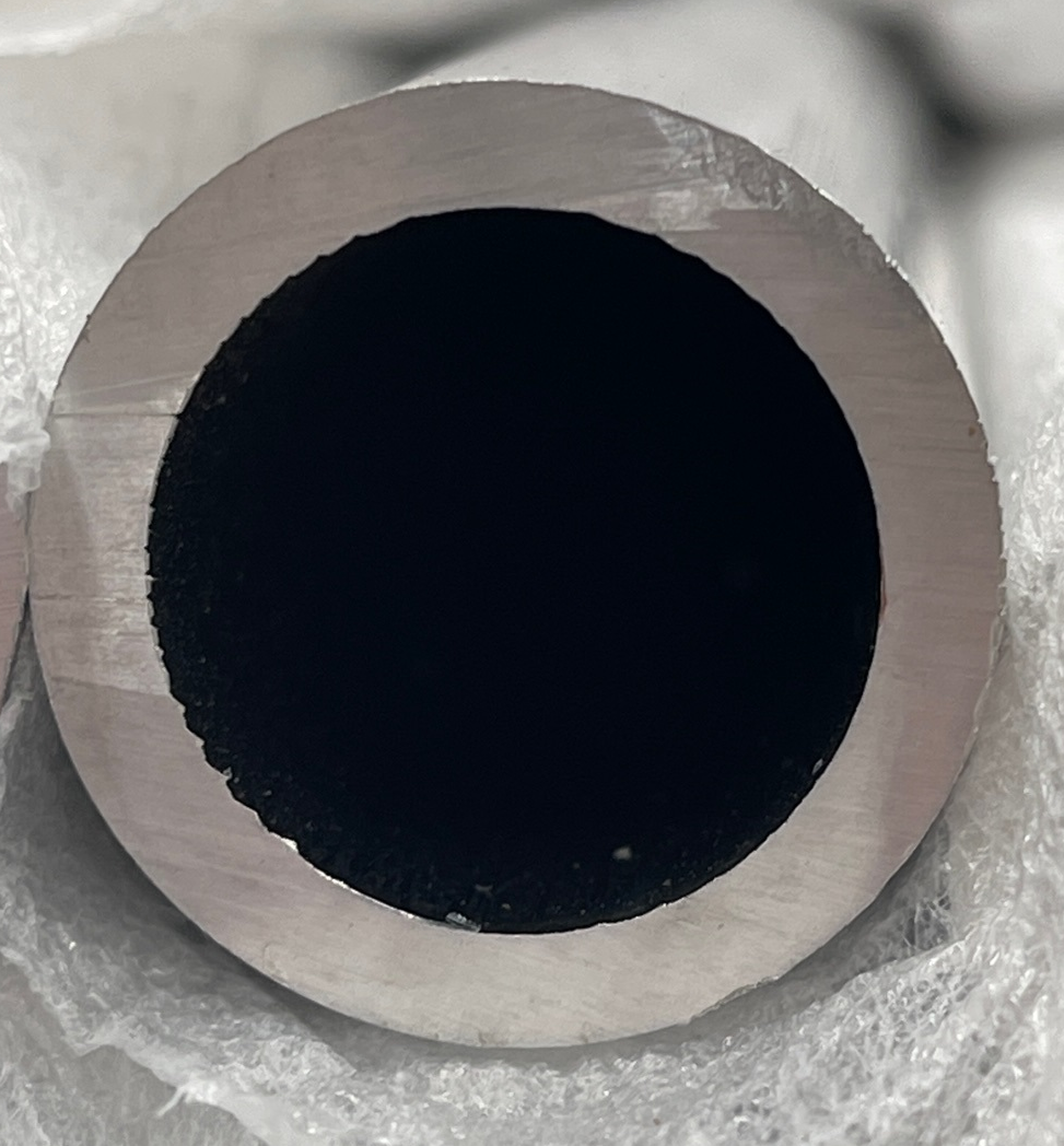 Aluminium Round Hollow Tube- 25X3 mm thickness X6.5M Long