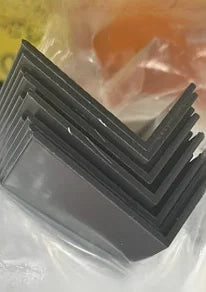 Bulk of Black Aluminium Angle for architectural and structural applications