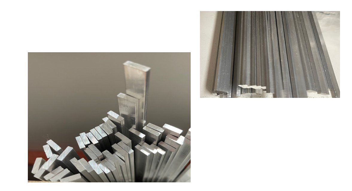 Aluminium Flat Bar 10x3mm (4M Long) - Millfinish